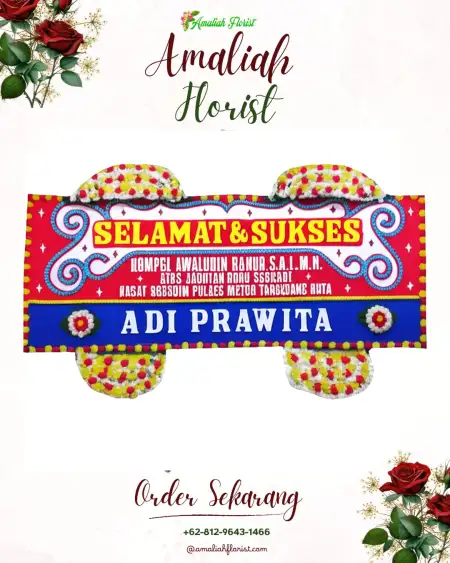 Papan Bunga Ucapan Selamat Klakah